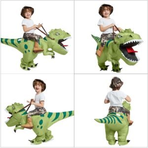 dino niño verde Disfraz Dinosaurio Niños
