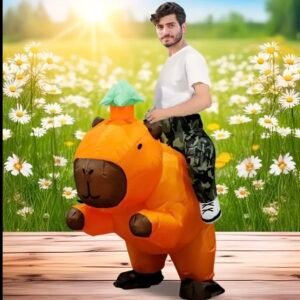 capibara montado Disfraz Inflable Capybara